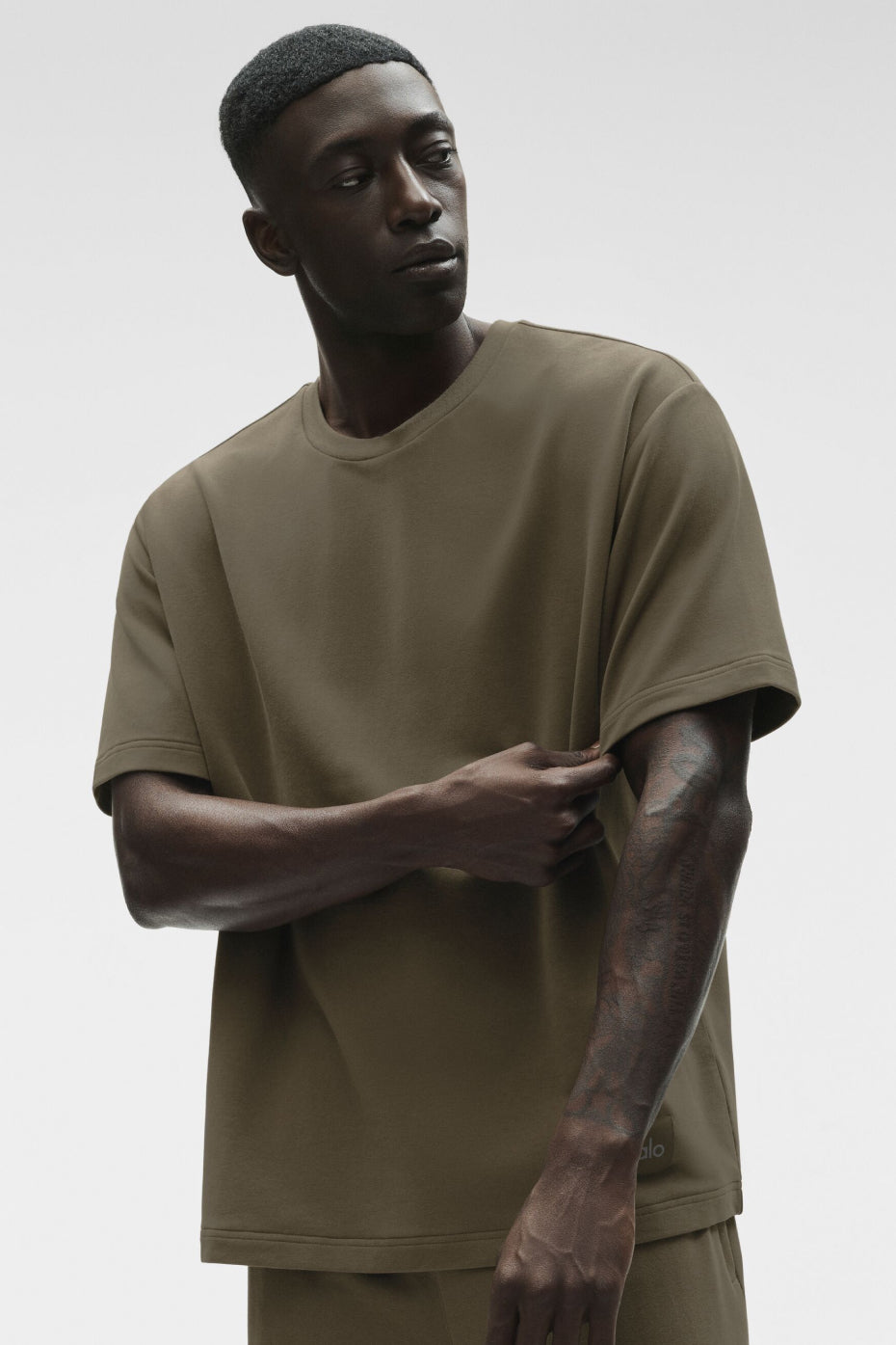 Double Take Short Sleeve - Olive Tree--2