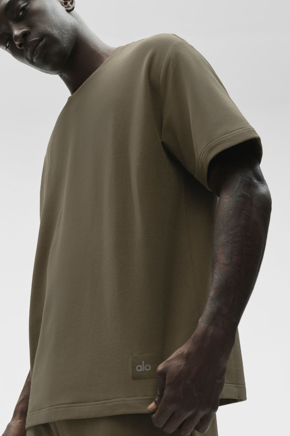 Double Take Short Sleeve - Olive Tree--3