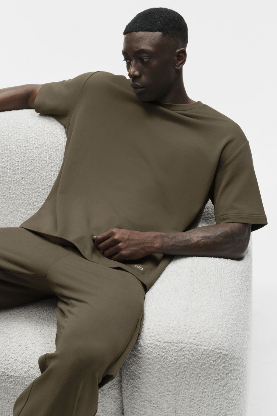 Double Take Short Sleeve - Olive Tree--0