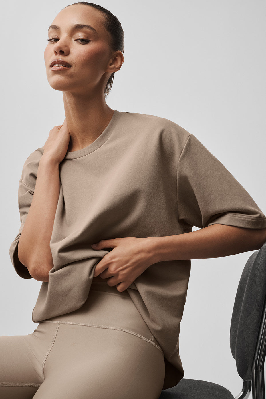 Double Take Short Sleeve - Gravel--0