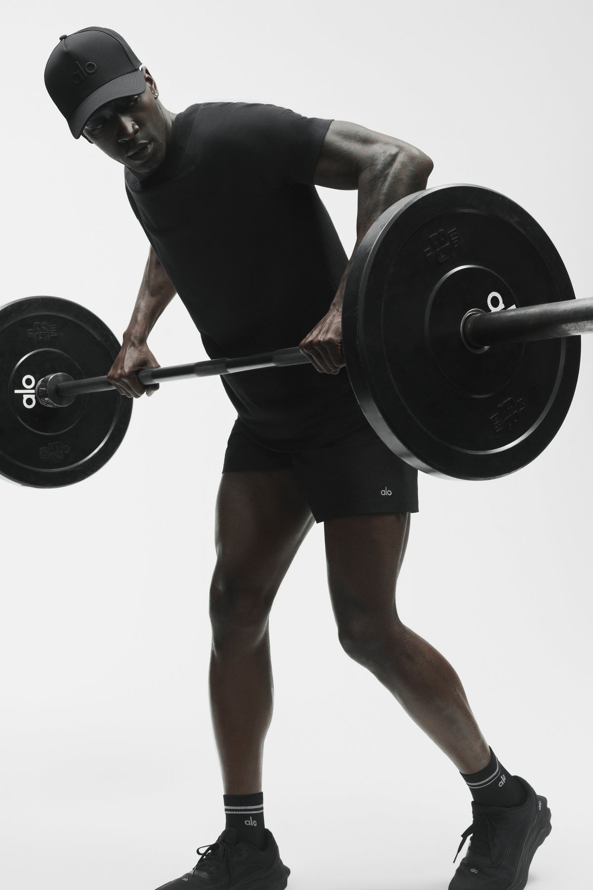ALO Vapor Crewneck Short Sleeve - Black--3