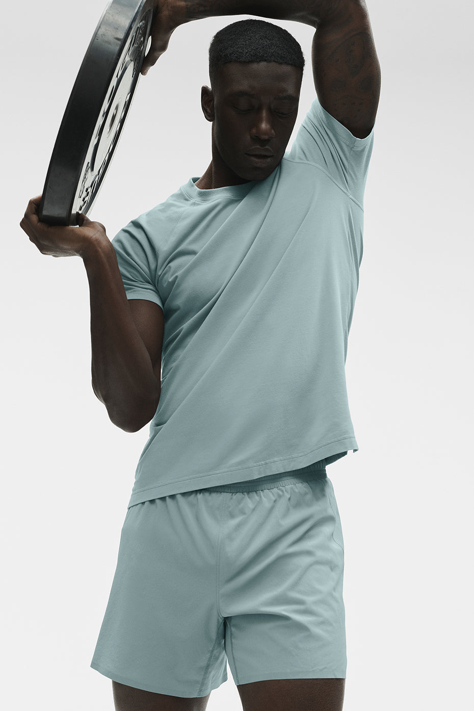 ALO Vapor Crewneck Short Sleeve - Desert Sage--3