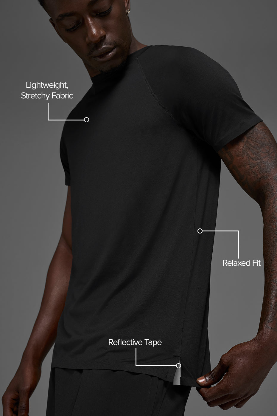 Idol Crewneck Short Sleeve - Black--1