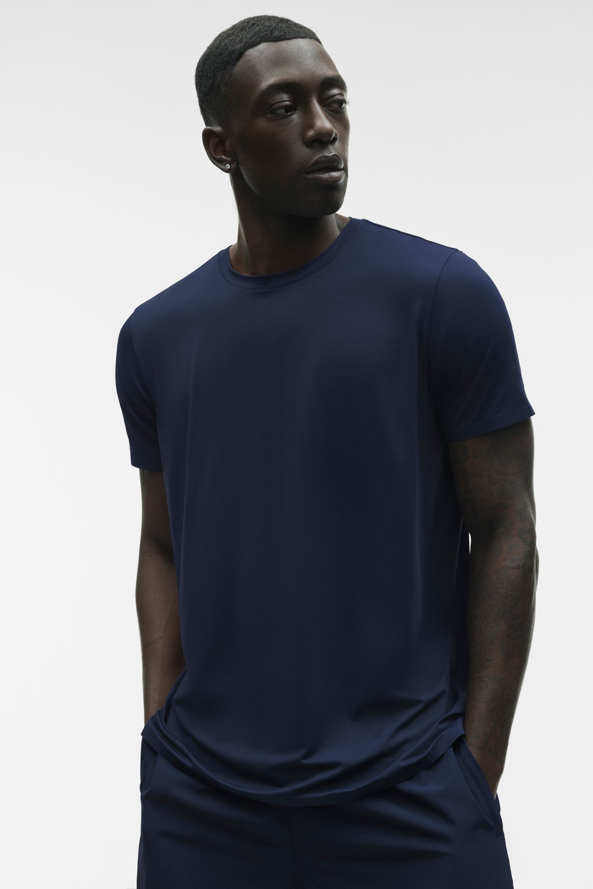 Idol Crewneck Short Sleeve - Navy--2