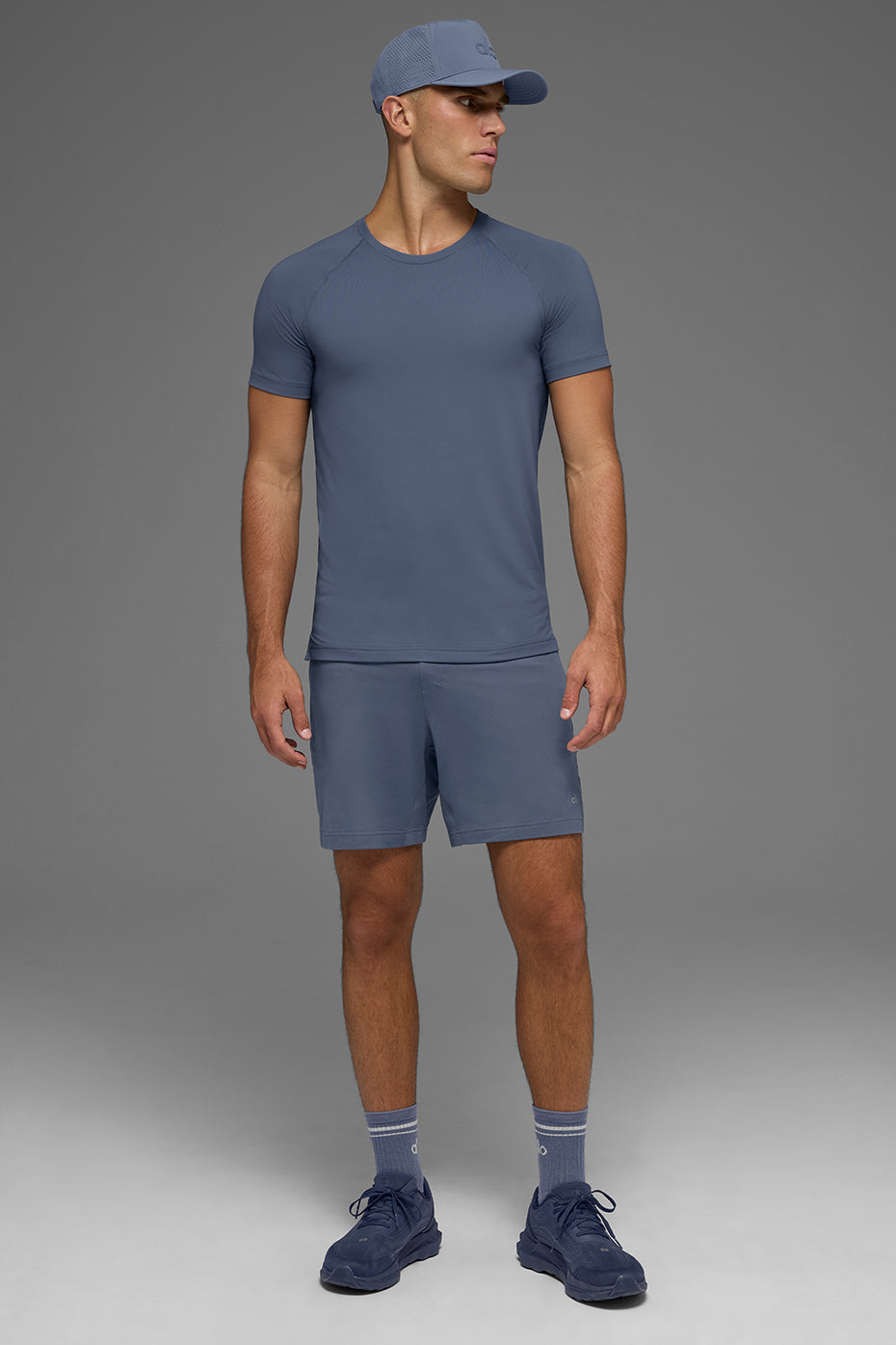 Idol Crewneck Short Sleeve - Bluestone--4