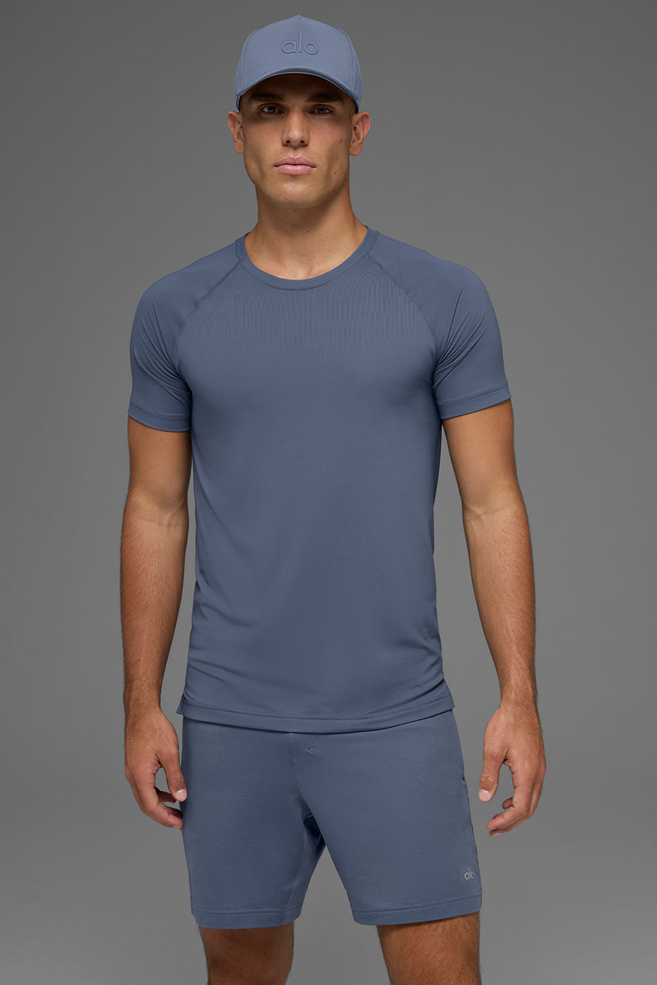 Idol Crewneck Short Sleeve - Bluestone--1