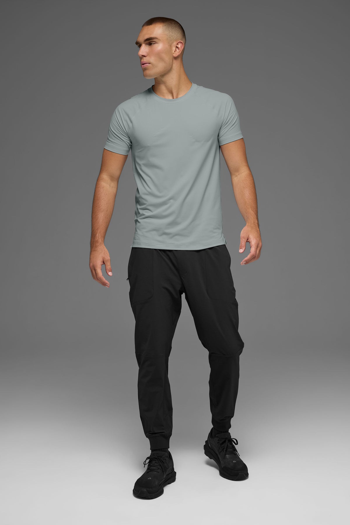 Idol Crewneck Short Sleeve - Lunar Grey--4