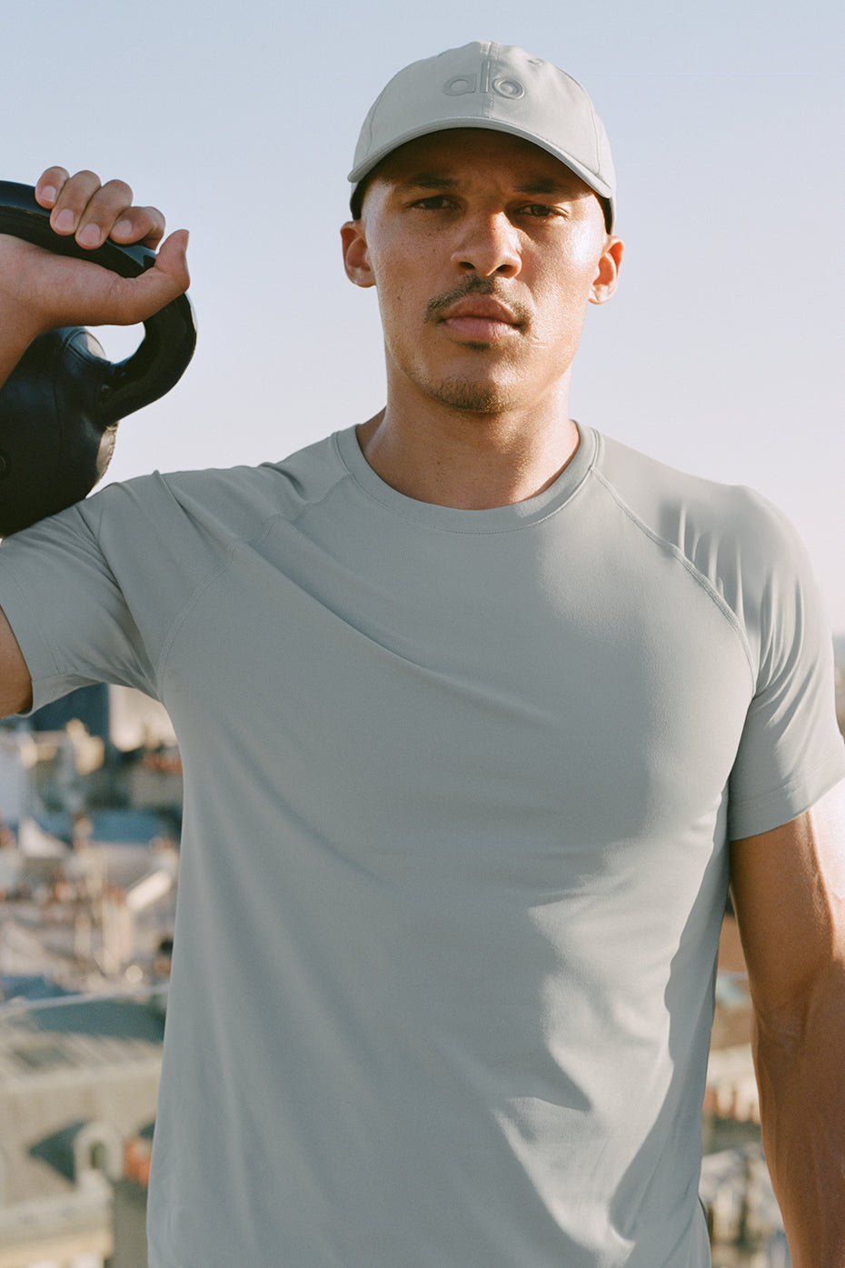 Idol Crewneck Short Sleeve - Lunar Grey--0