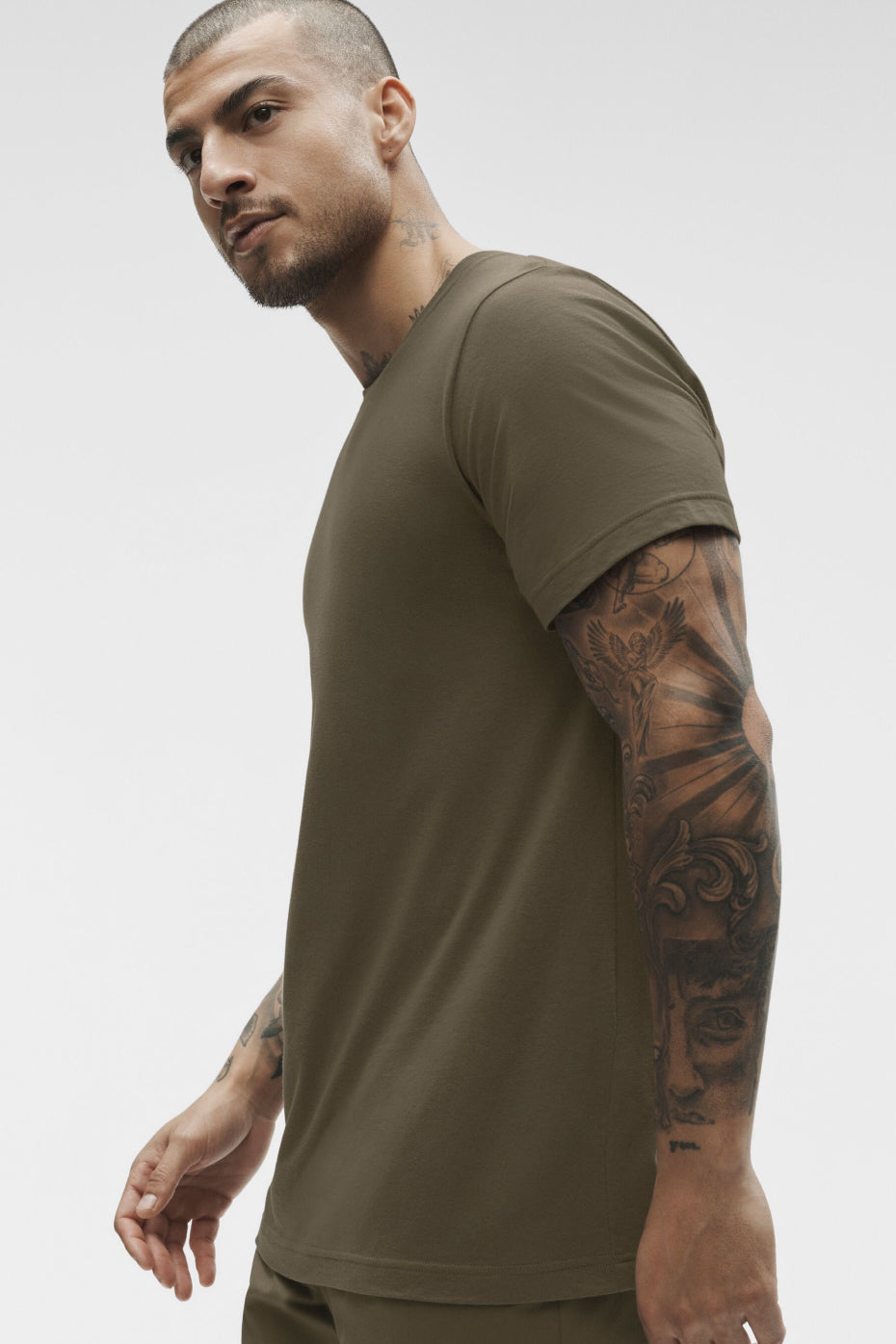 Triumph Tee - Olive Tree--2
