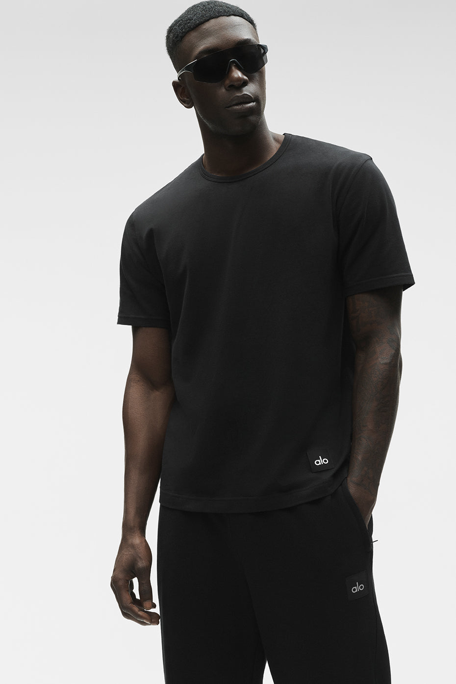 Essential Short Sleeve Street Tee - Black--2