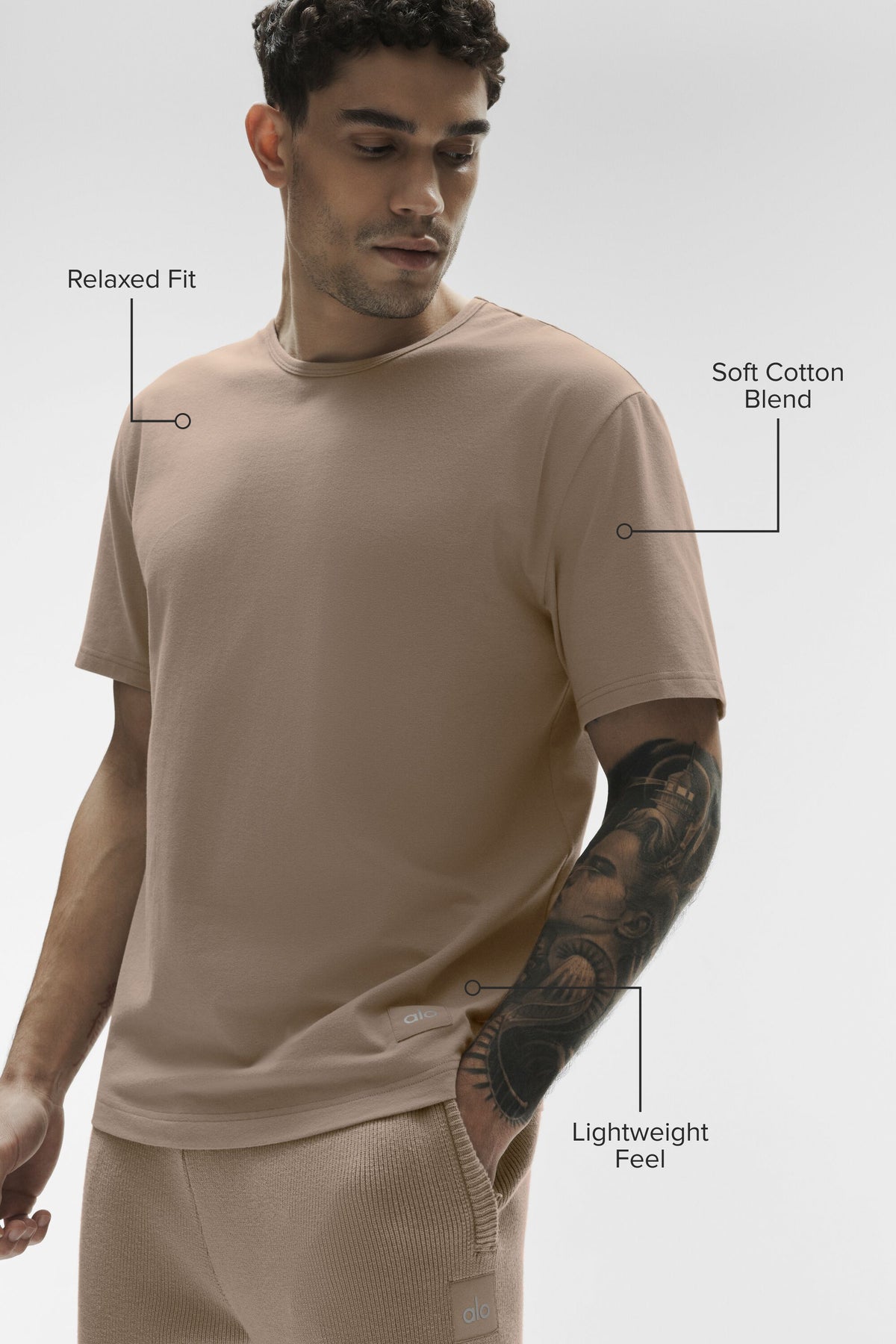 Street Essential Tee - Gravel--1