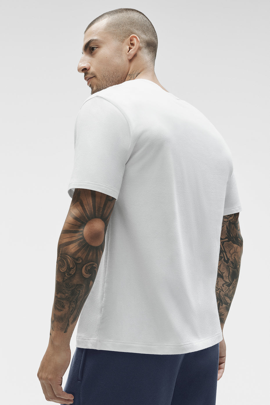 Essential Short Sleeve Street Tee - White--2