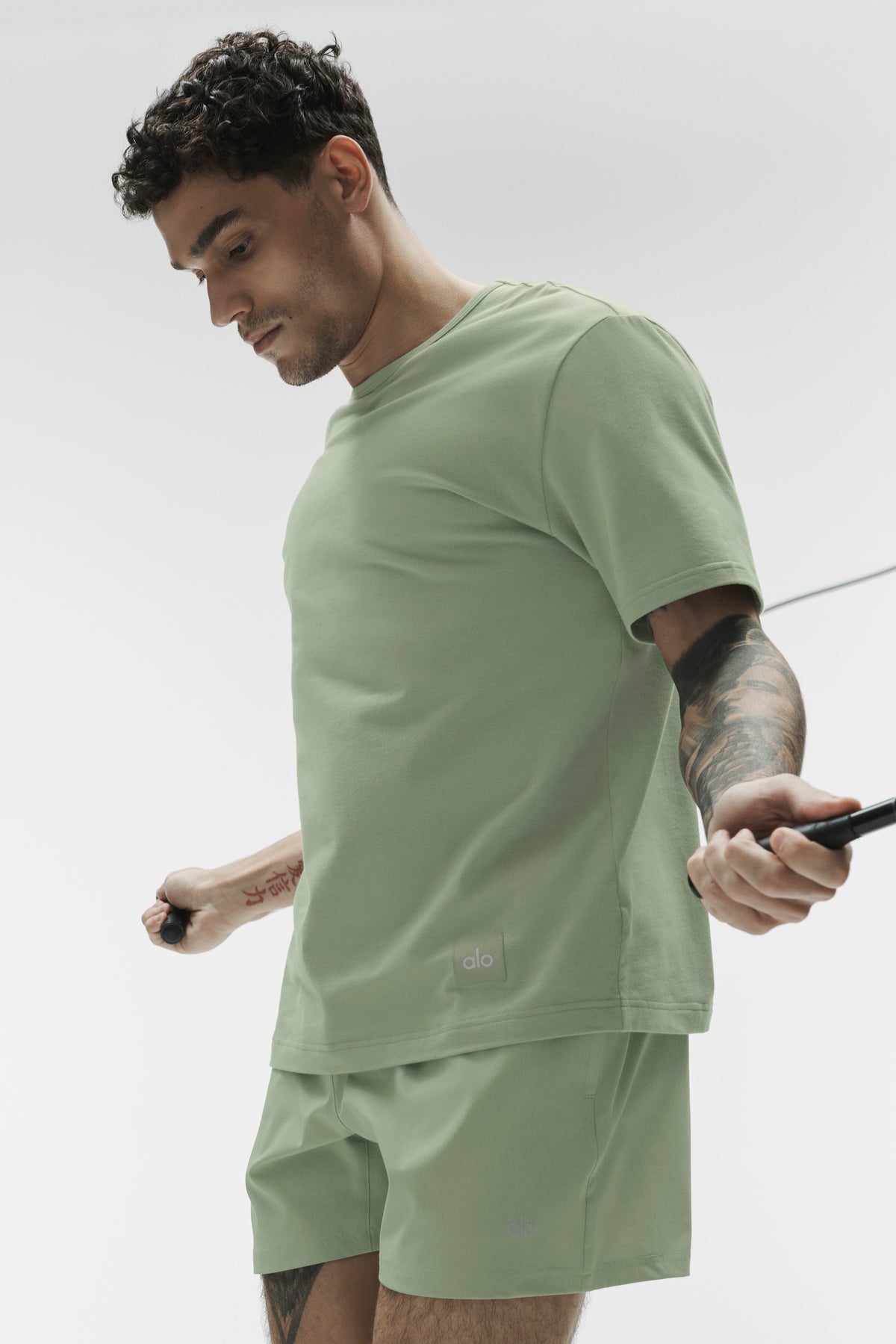 Street Essential Tee - Dune Grass--3