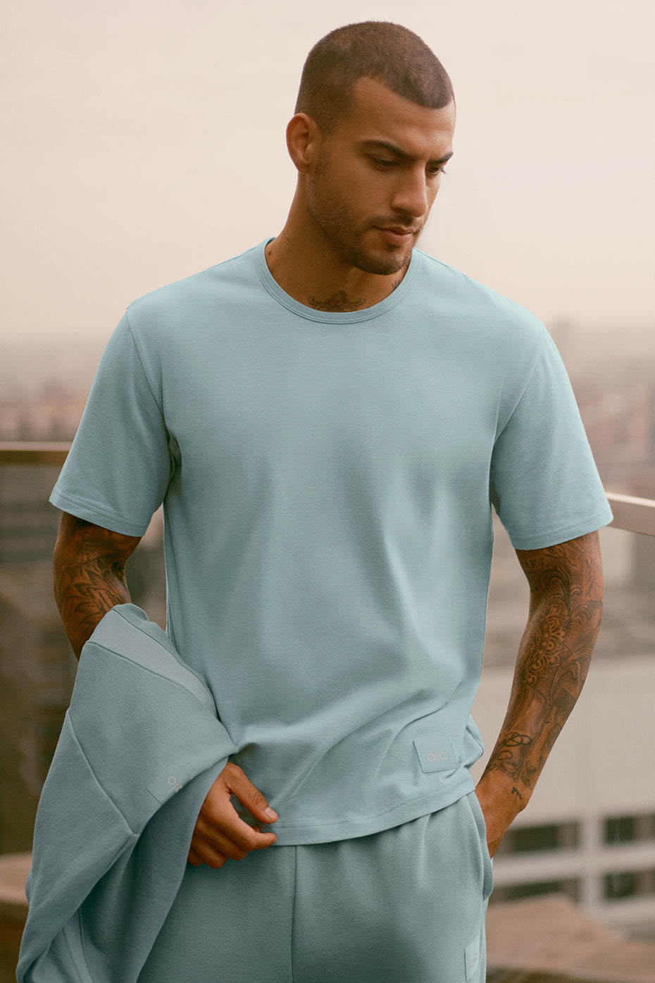 Essential Short Sleeve Street Tee - Desert Sage--0