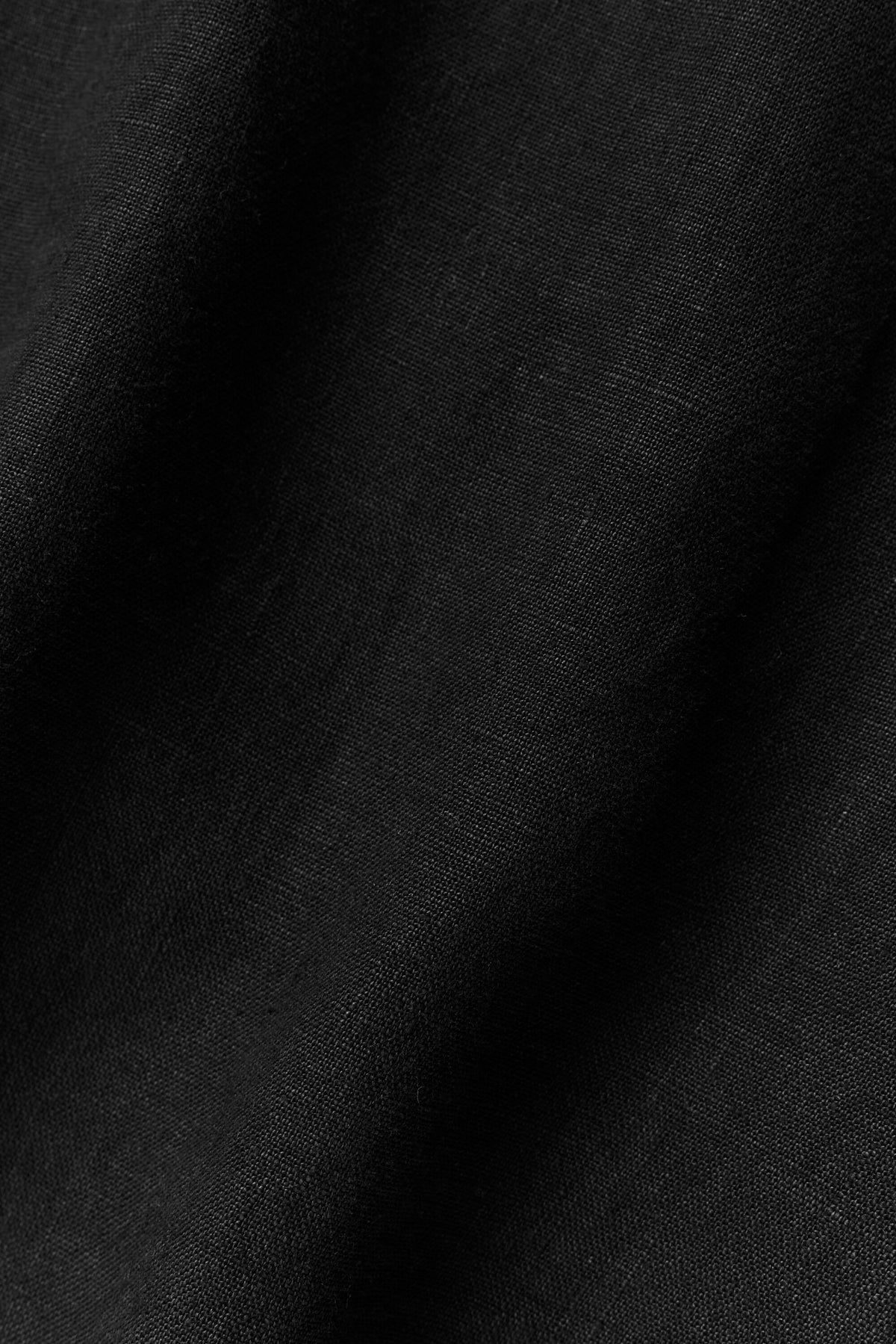 Linen Days Short Sleeve Button Up - Black--5