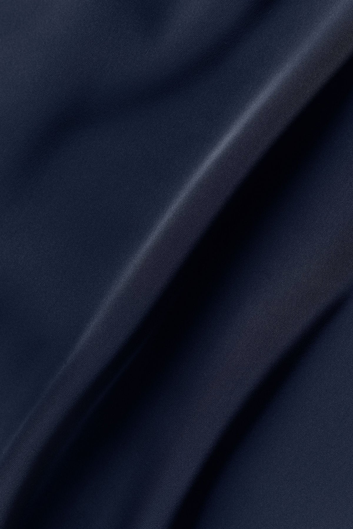 Satin Horizon Short Sleeve Button Up - Navy--5