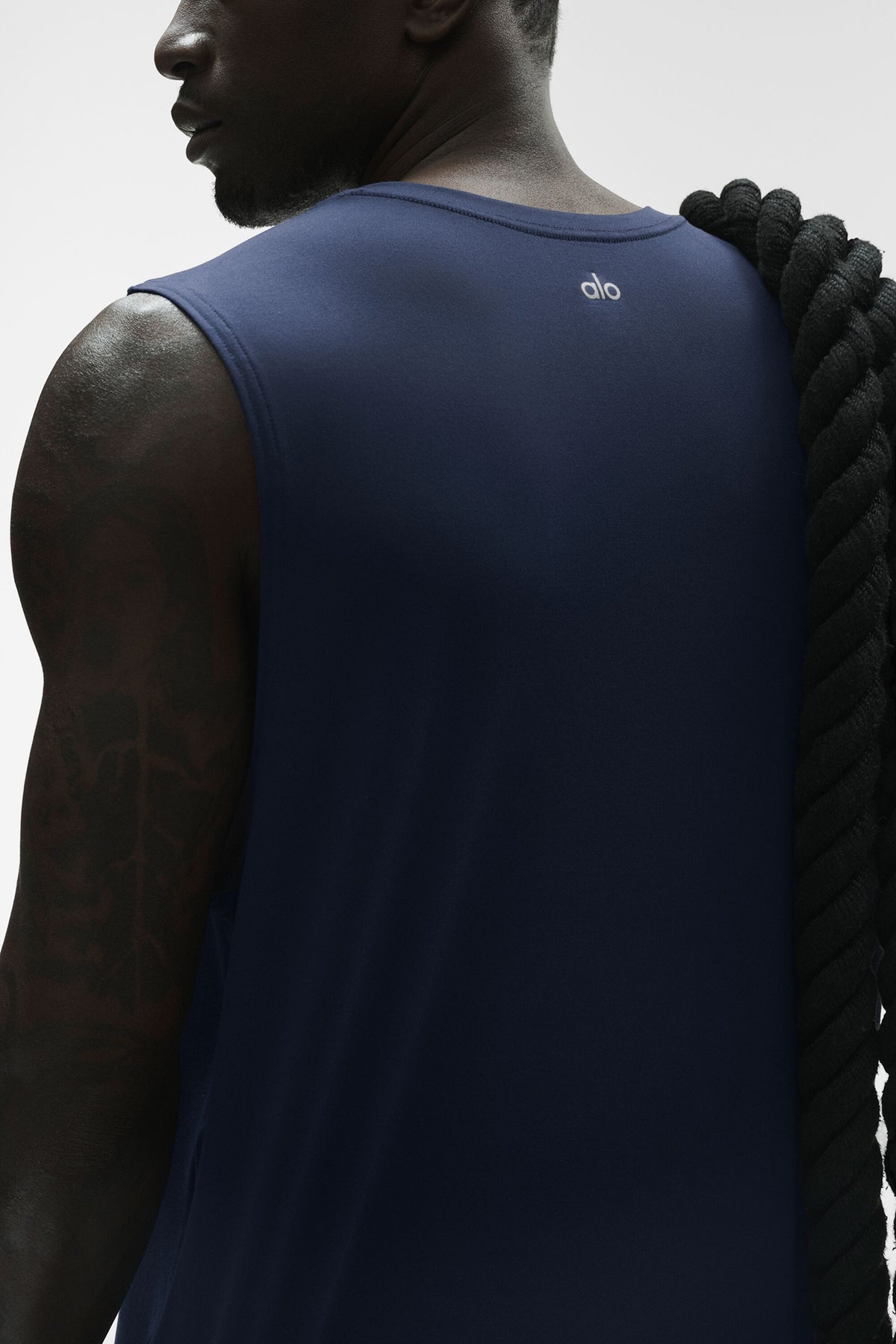Conquer Muscle Tank - Navy--2