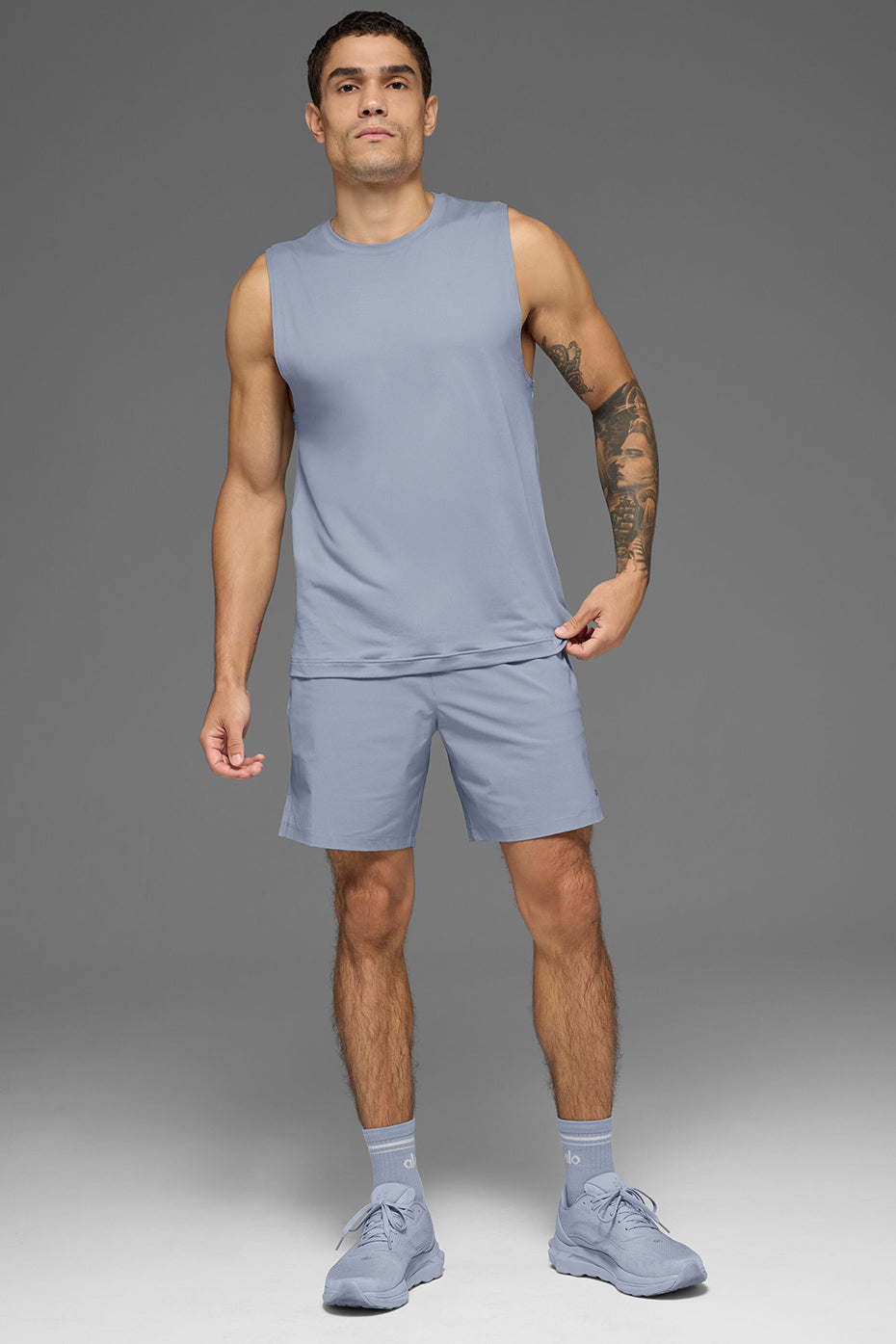 Conquer Muscle Tank - Winter Frost--3