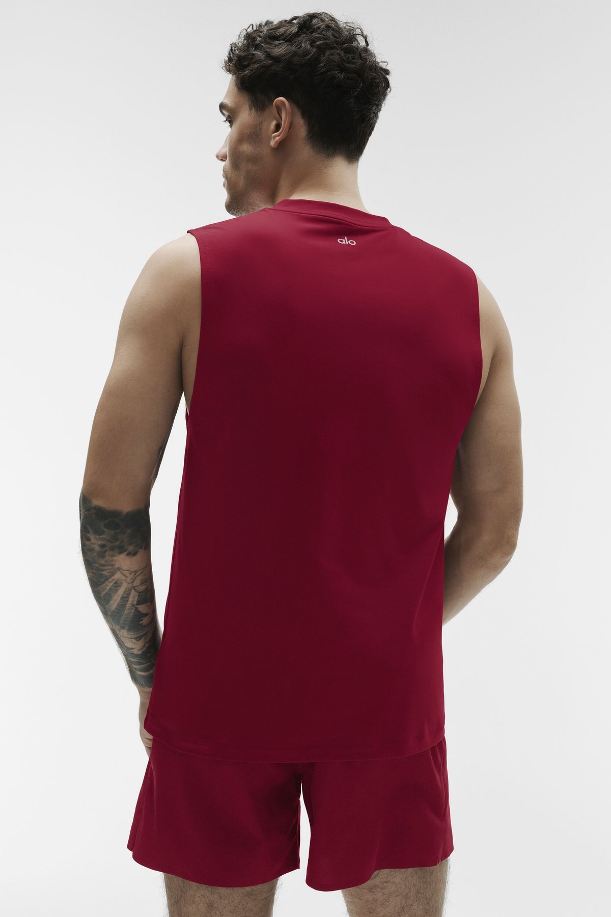 Conquer Muscle Tank - Garnet--1