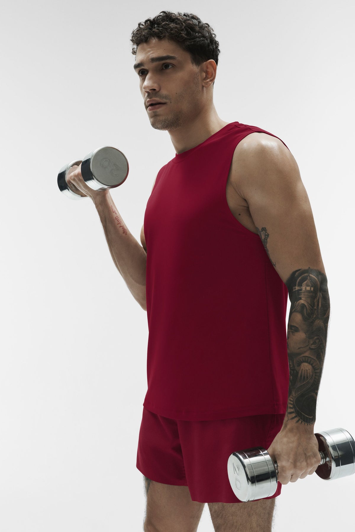 Conquer Muscle Tank - Garnet--2