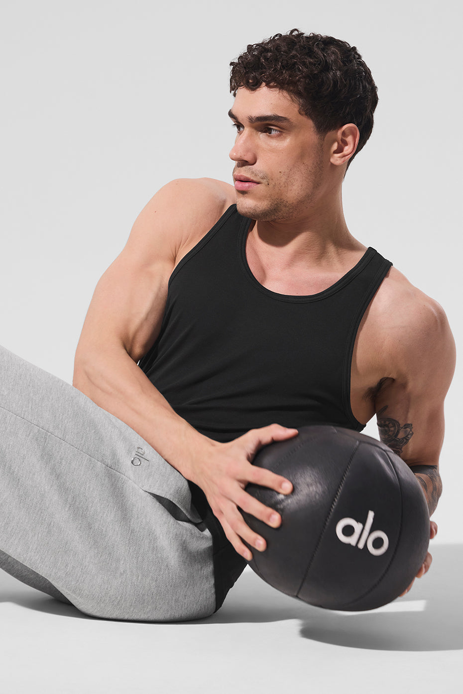 Everyday Modal Rib Tank - Black--4