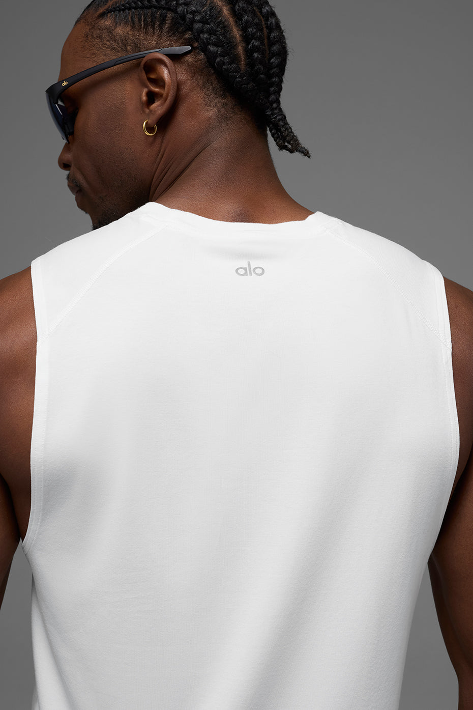 ALO Vapor Muscle Tank - White--3