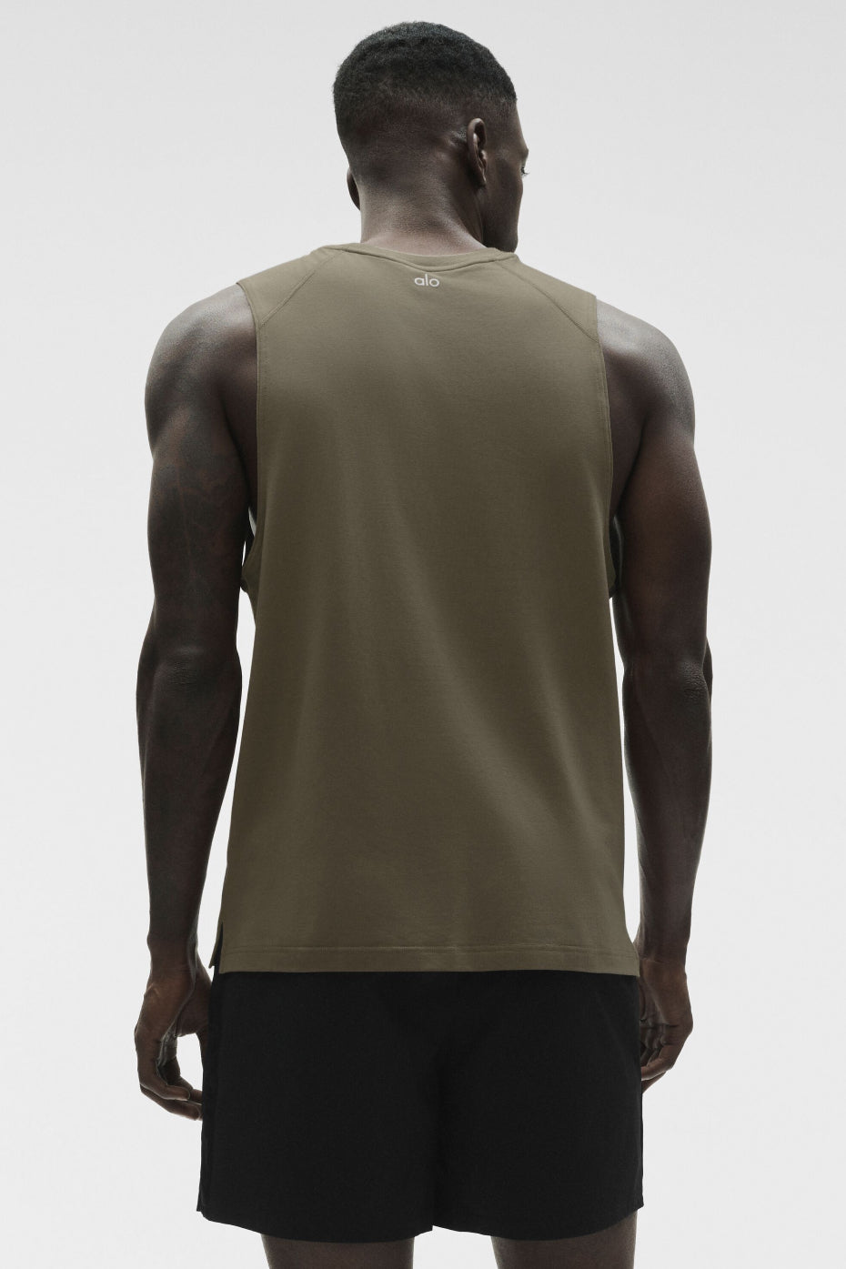 ALO Vapor Muscle Tank - Olive Tree--1