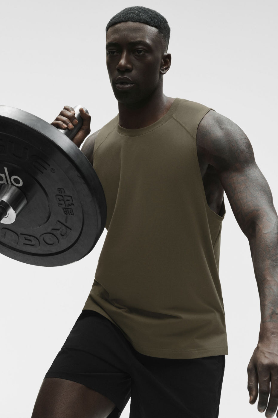 ALO Vapor Muscle Tank - Olive Tree--4