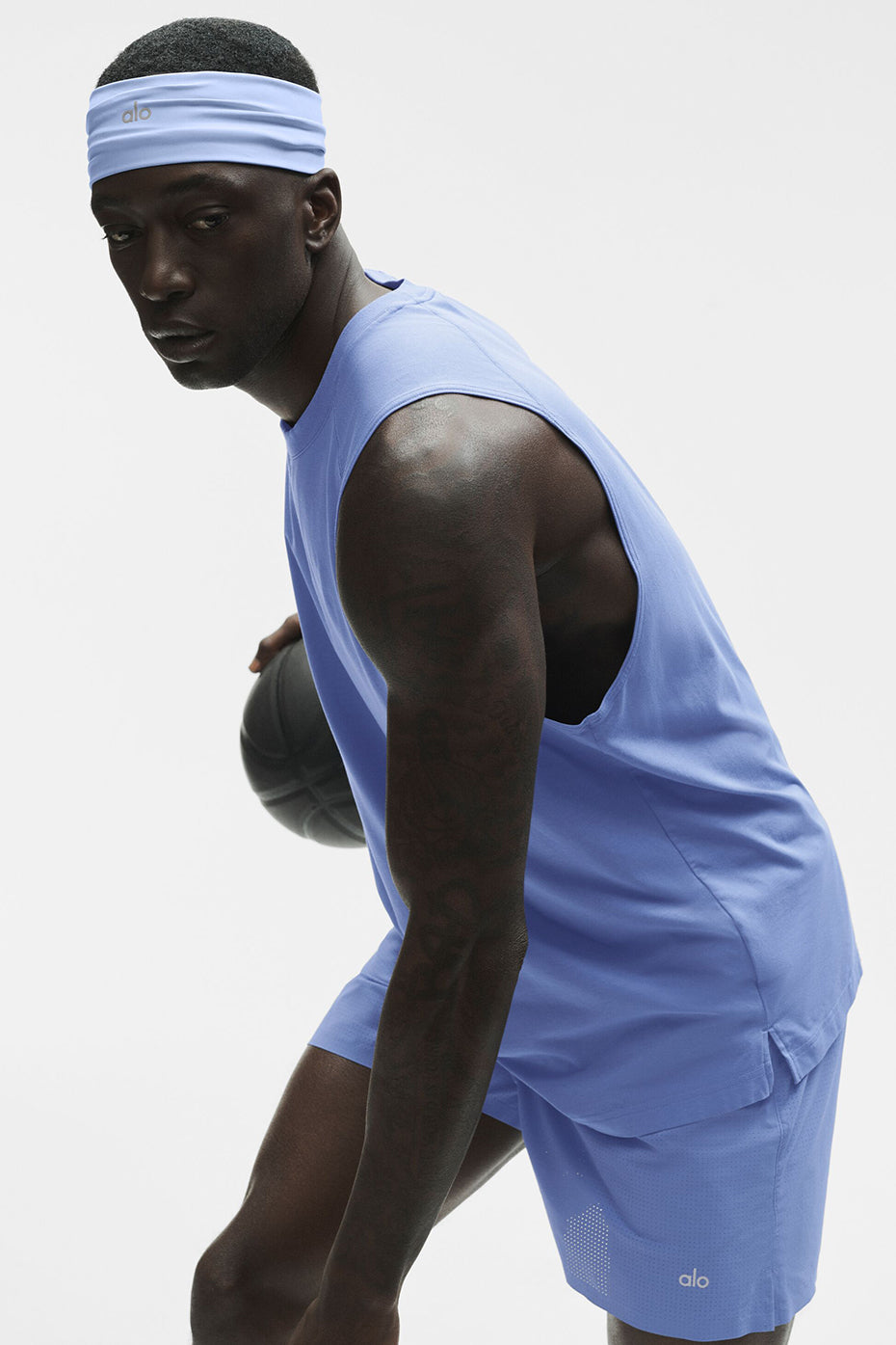 ALO Vapor Muscle Tank - Provence Blue--3