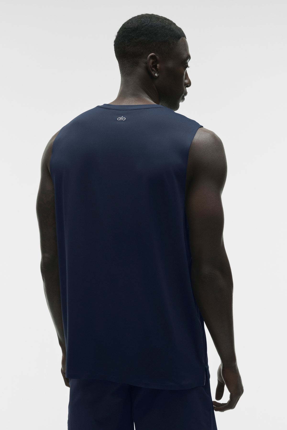 Idol Muscle Tank - Navy--3