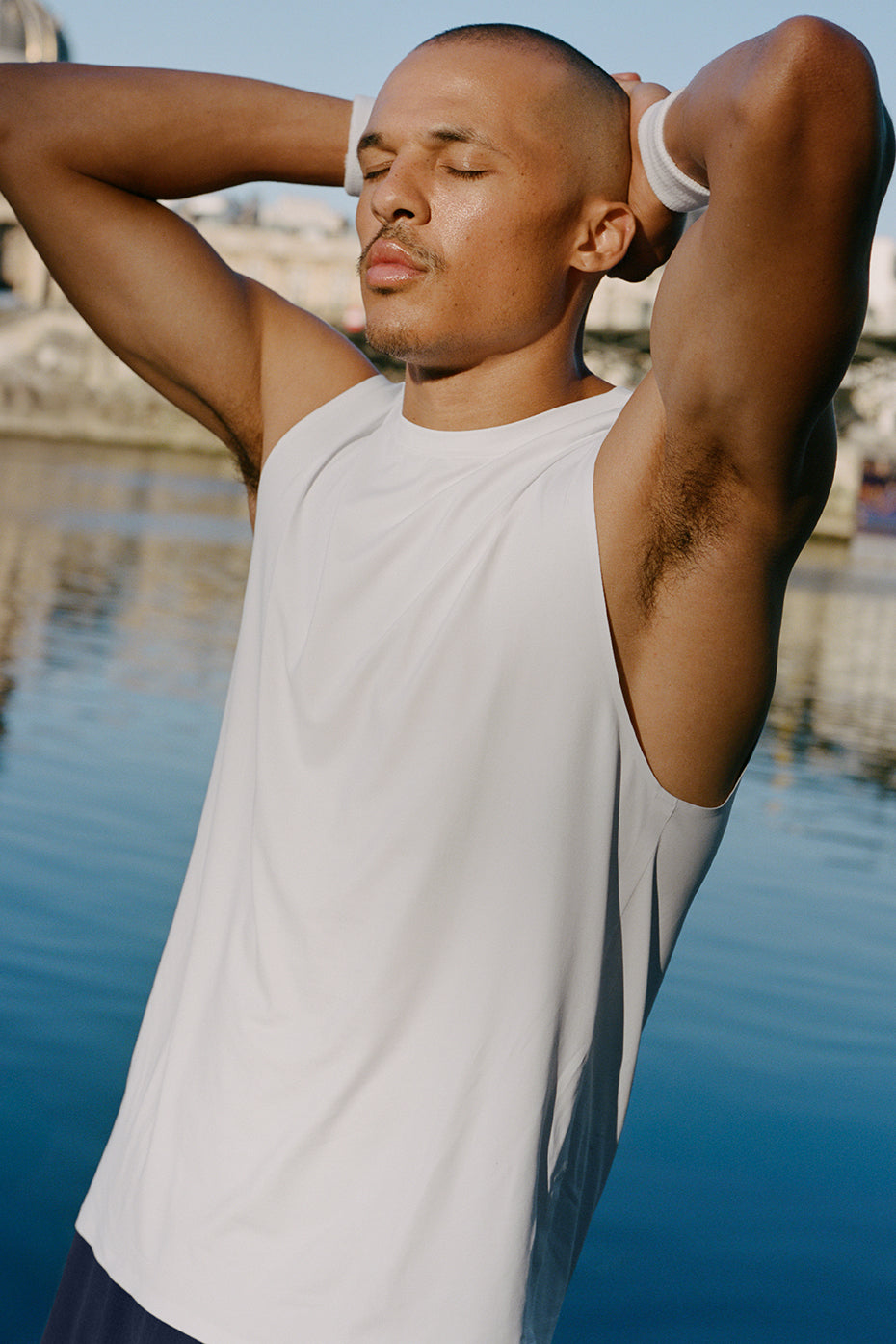 Idol Muscle Tank - White--0