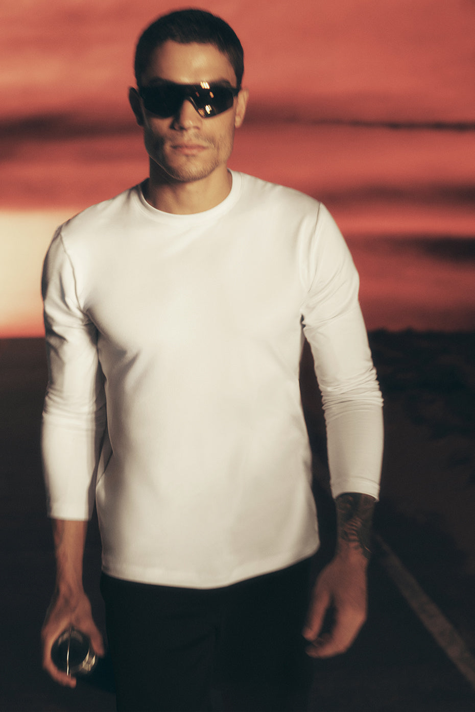 Conquer Reform Crewneck Long Sleeve - Bone--0