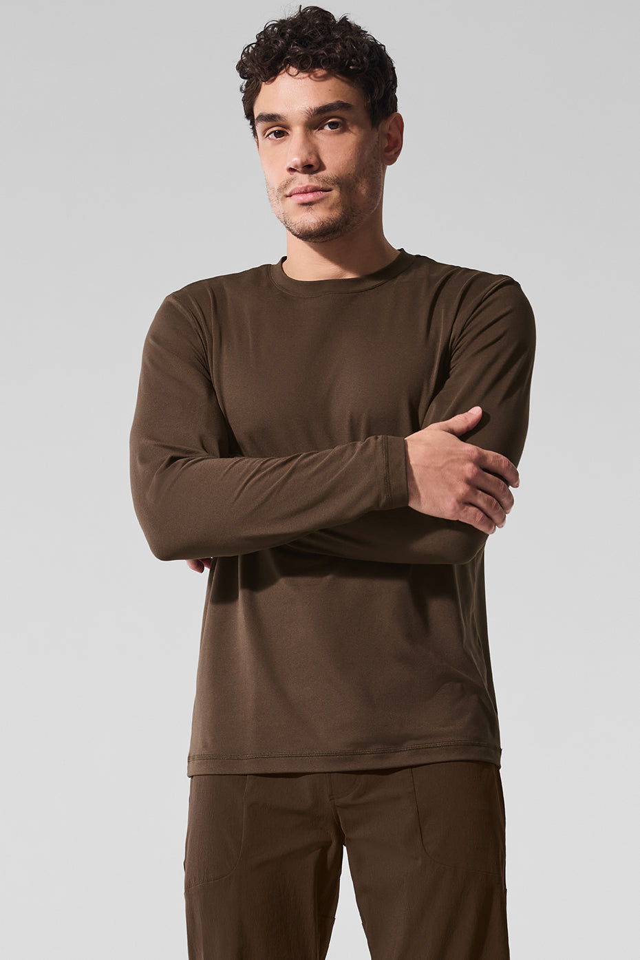 Conquer Reform Crewneck Long Sleeve - Espresso--3