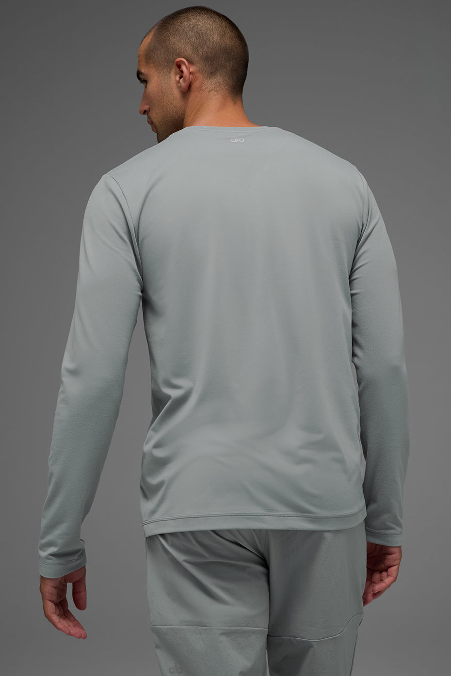 Conquer Reform Crewneck Long Sleeve - Lunar Grey--2