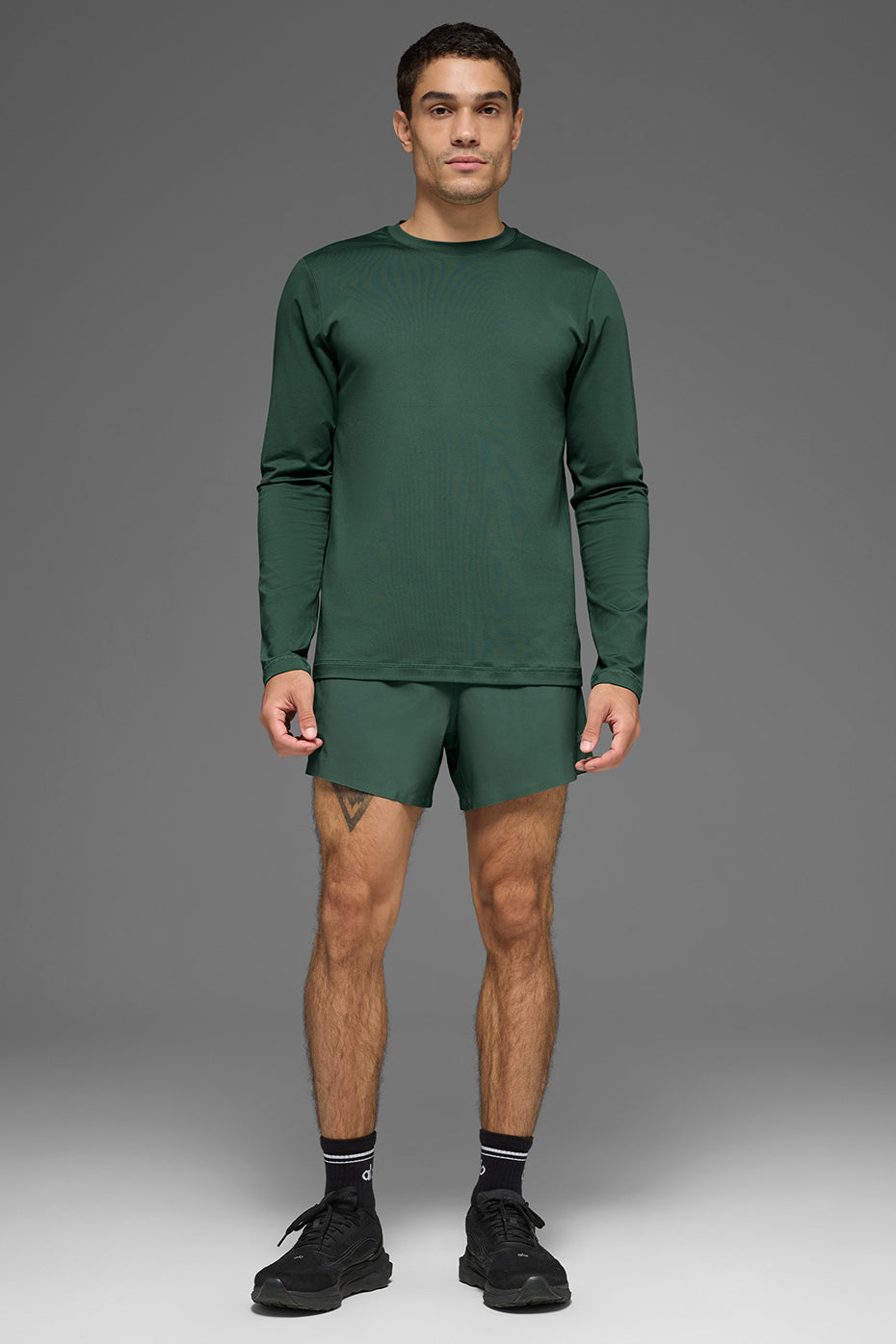 Conquer Reform Crewneck Long Sleeve - Clover Green--4