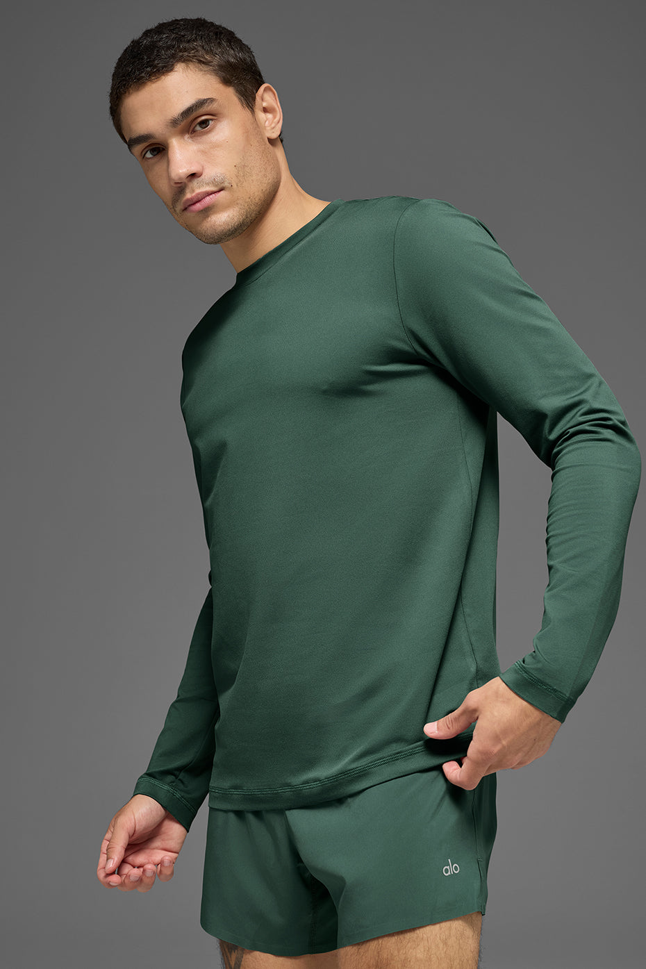 Conquer Reform Crewneck Long Sleeve - Clover Green--0