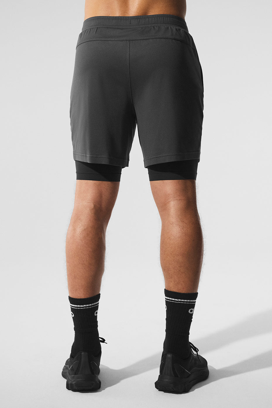 Conquer React 2-In-1 Performance Short - Anthracite/Black--1