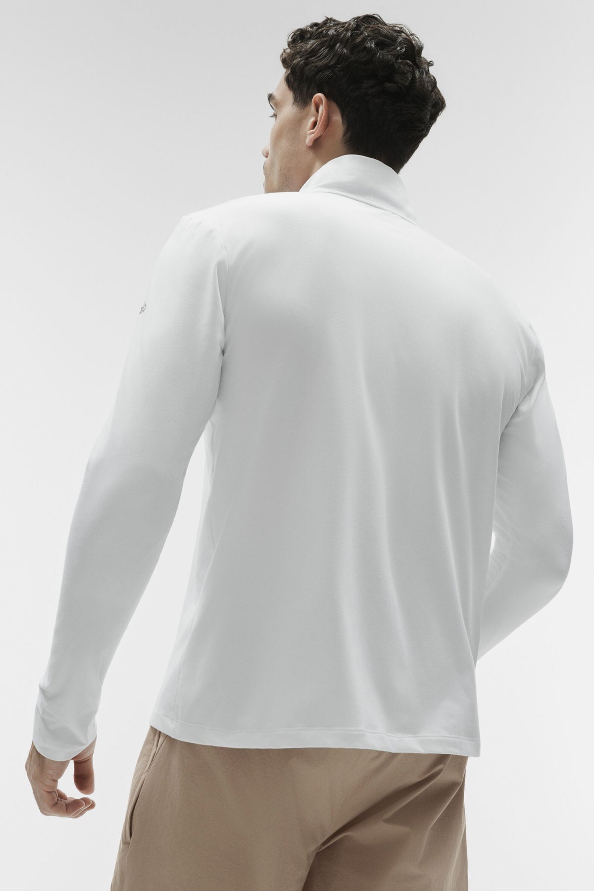 Conquer 1/4 Zip Reform Long Sleeve - White--4