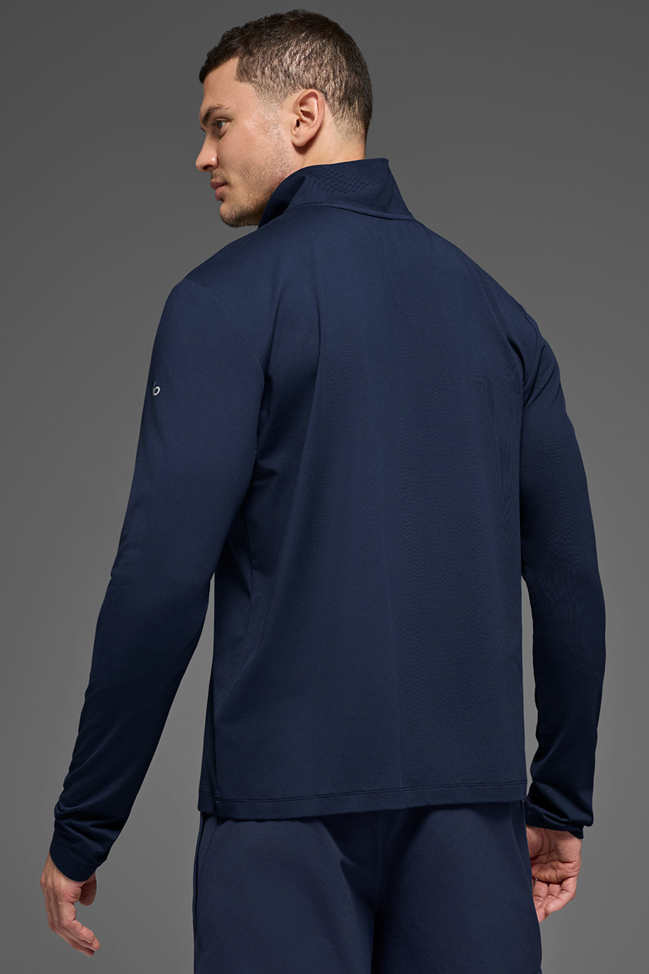 Conquer 1/4 Zip Reform Long Sleeve - Navy--2