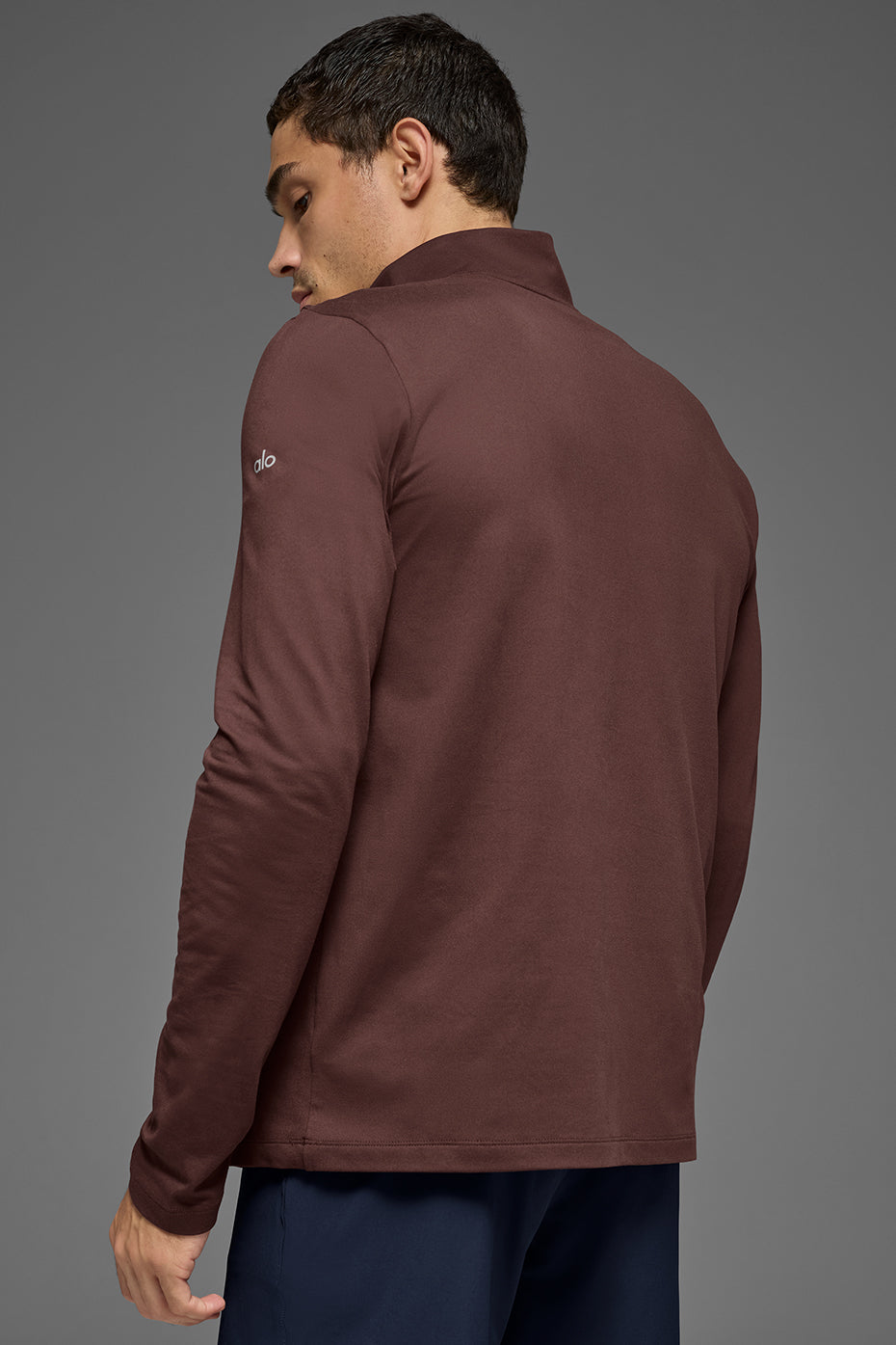 Conquer 1/4 Zip Reform Long Sleeve - Brownstone--2