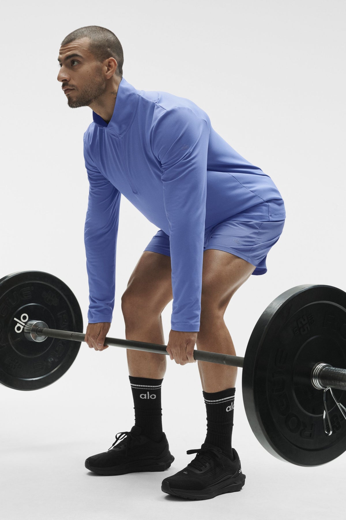 Conquer 1/4 Zip Reform Long Sleeve - Provence Blue--4