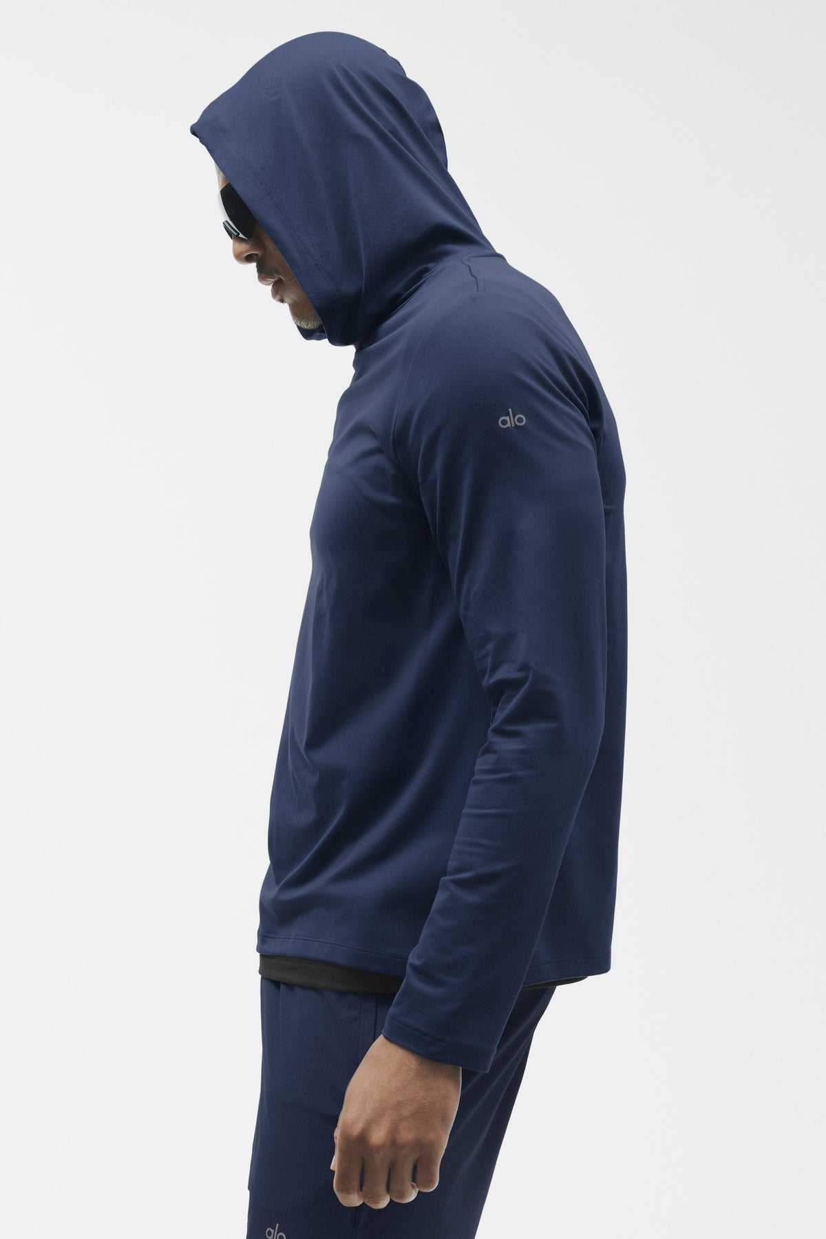 Conquer Reform Long Sleeve With Hood - Navy--4