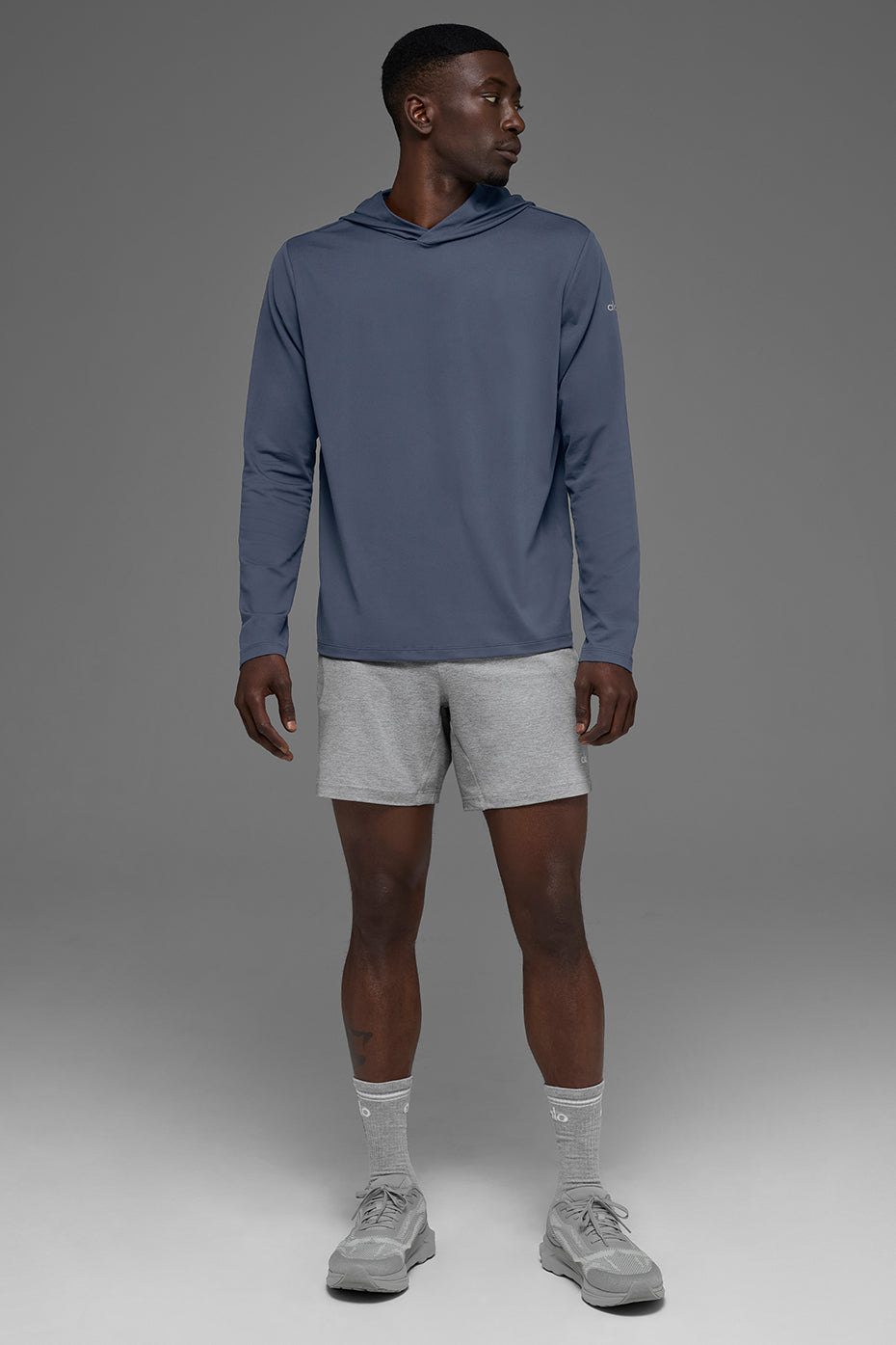 Conquer Reform Long Sleeve With Hood - Bluestone--4