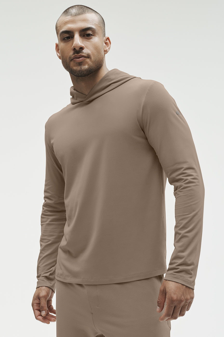 Conquer Reform Long Sleeve With Hood - Gravel--2