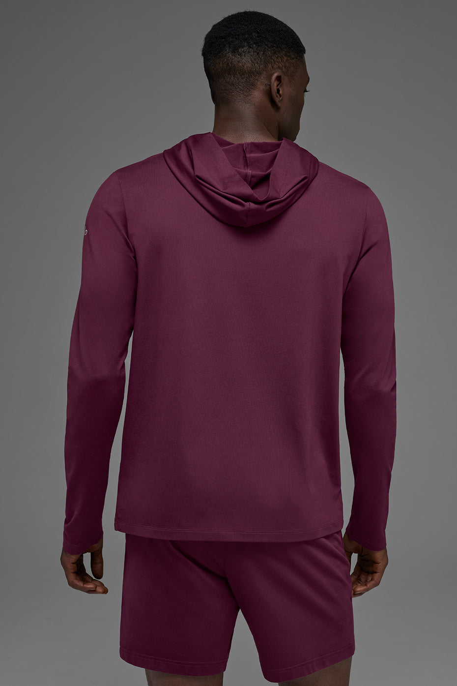 Conquer Reform Long Sleeve With Hood - Burgundy--2