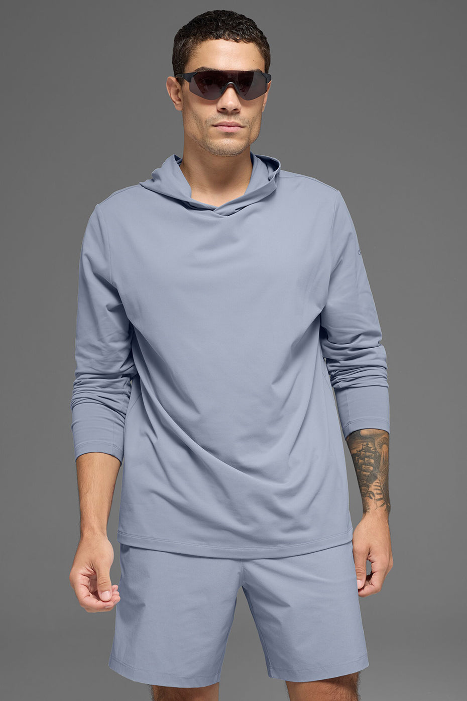 Conquer Reform Long Sleeve With Hood - Winter Frost--1