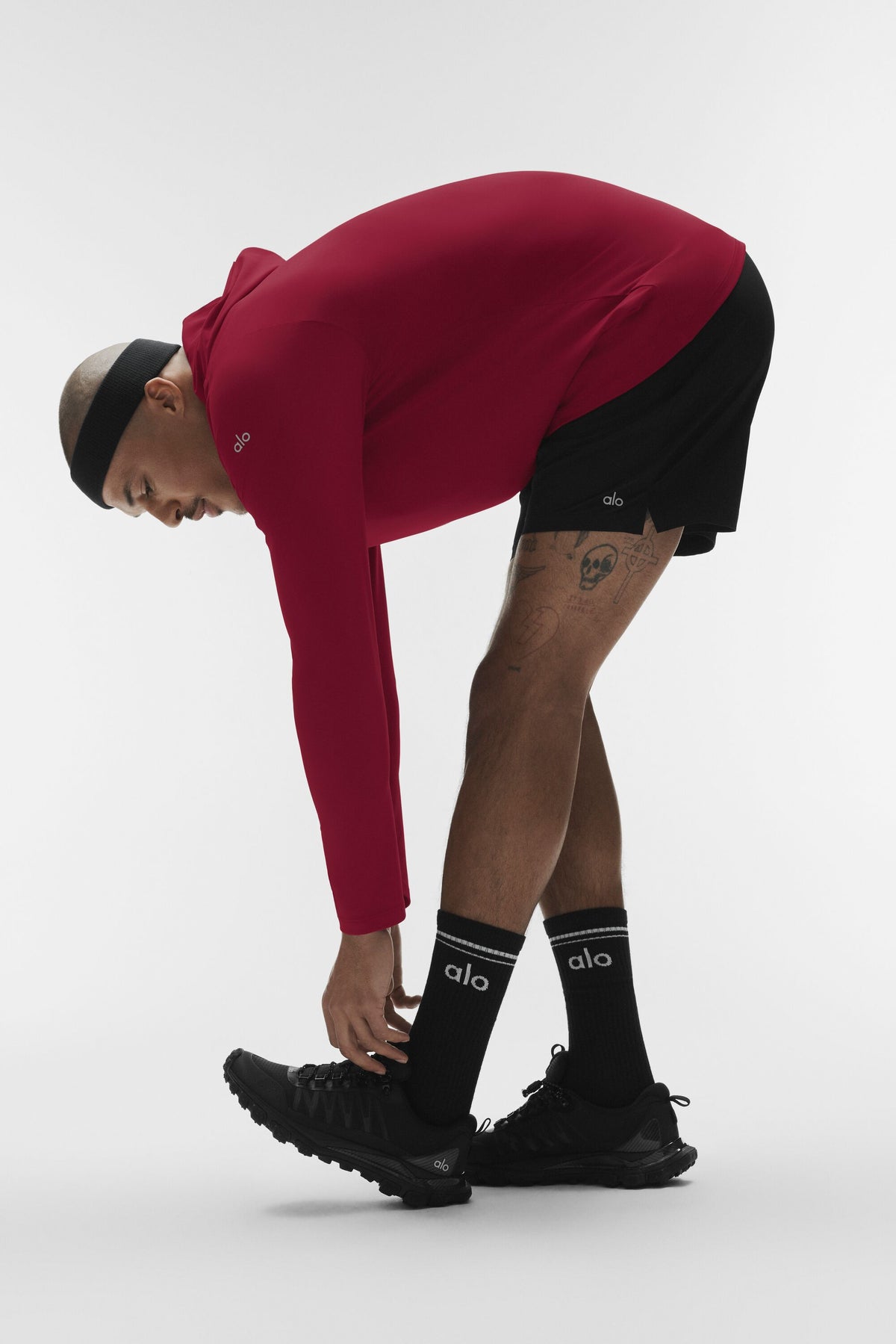 Conquer Reform Long Sleeve With Hood - Garnet--4
