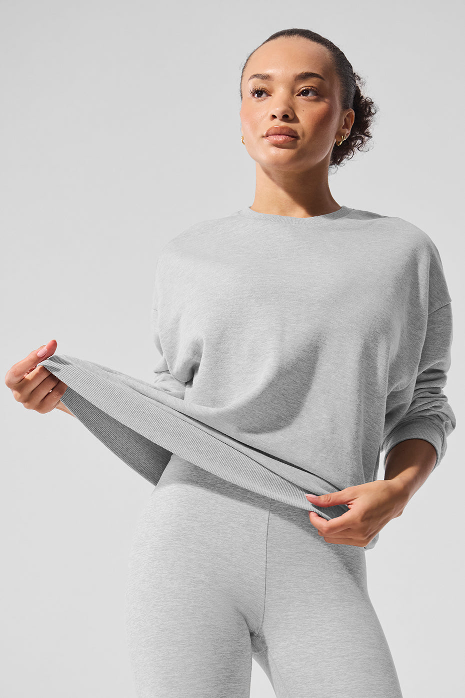 Chill Crew Neck Pullover - Athletic Heather Grey--0