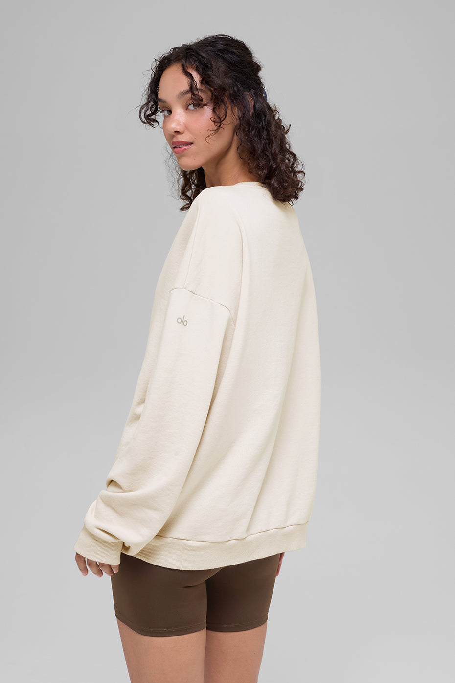 Chill Crew Neck Pullover - Bone--1