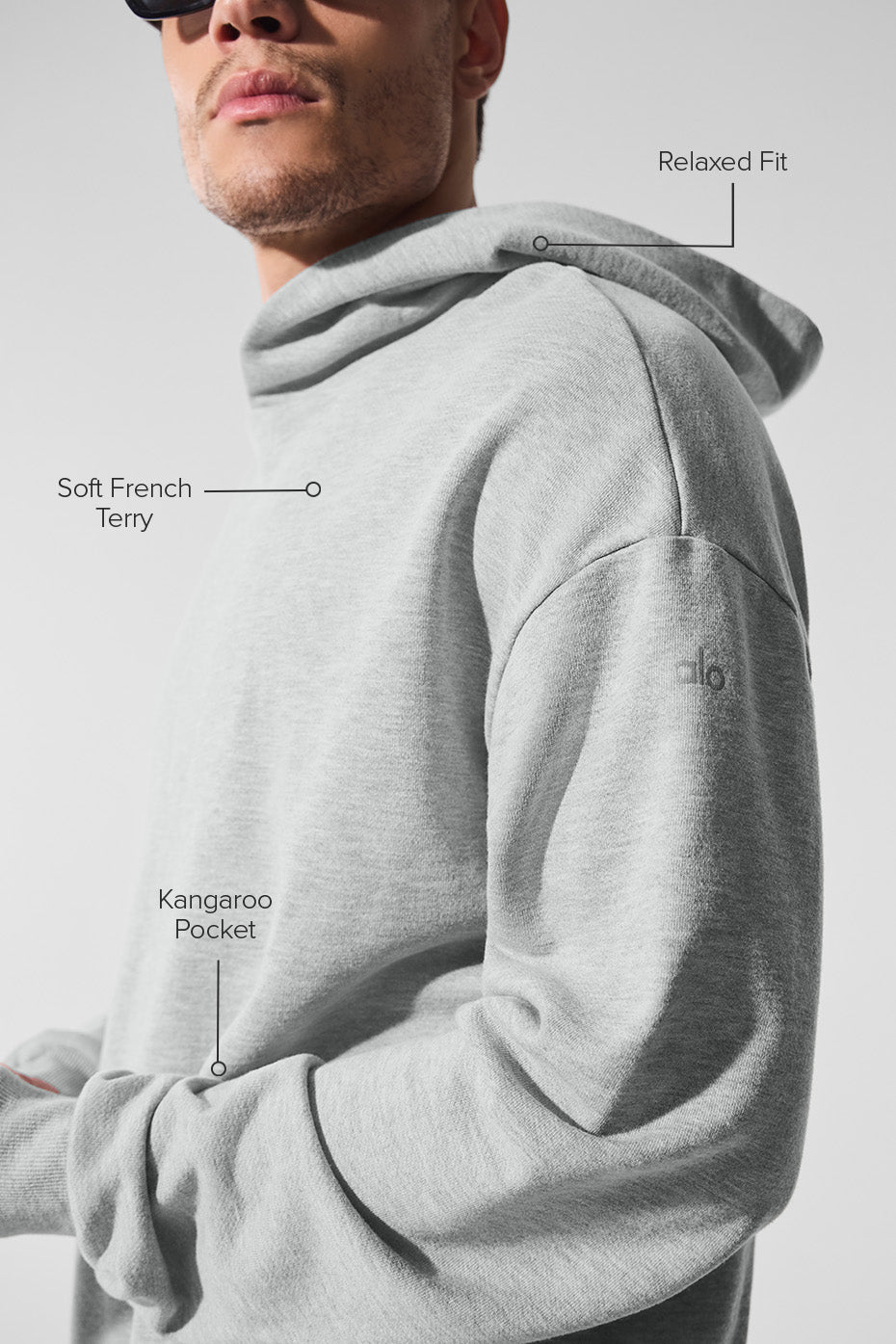 Chill Hoodie - Athletic Heather Grey--1